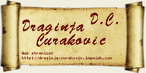 Draginja Curaković vizit kartica